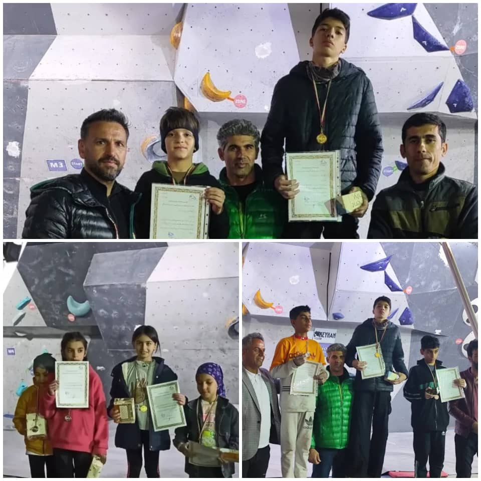 کسب رتبه‌های برتر توسط سنگنوردان لرستانی در مسابقات سنگ‌نوردی